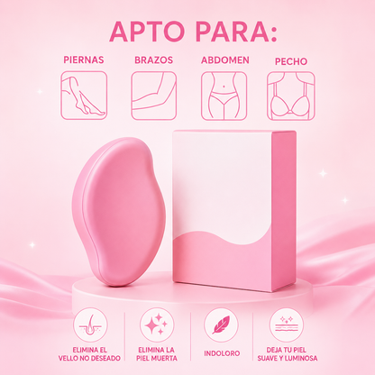 Piedra depilatoria de cristal | Piel suave sin dolor ni irritación