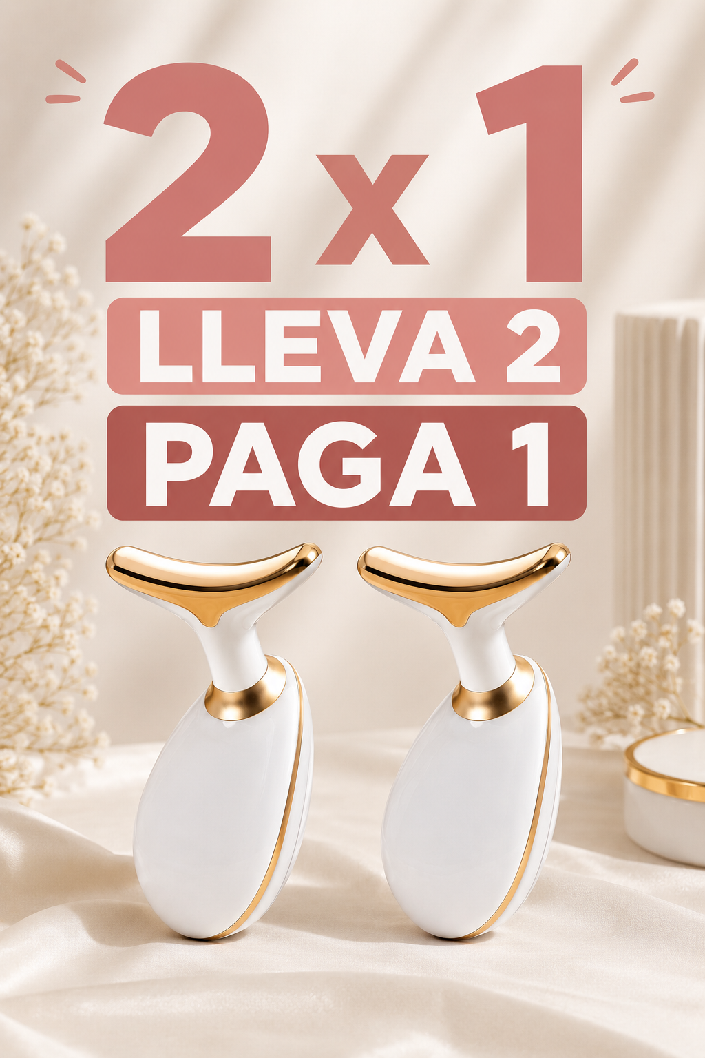Masajeador facial 2x1